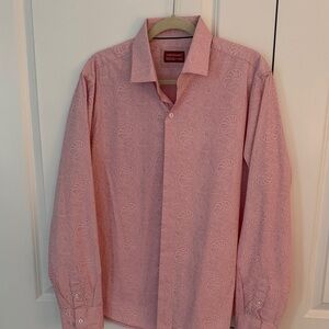 Consequence Pink Paisley Dress Shirt